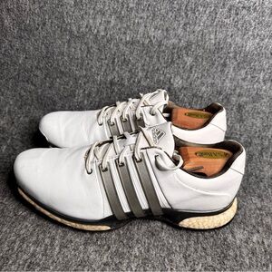 adidas White and Gray golf Shoes